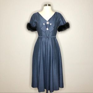 SALE!💕Vintage 1950s Hollywood Glam Dress 6